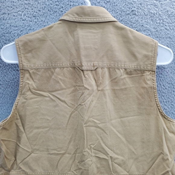 Ralph Lauren Fishing Cargo Utility Safari Vest Womens Size M Sleeveless Vintage - Picture 7 of 10